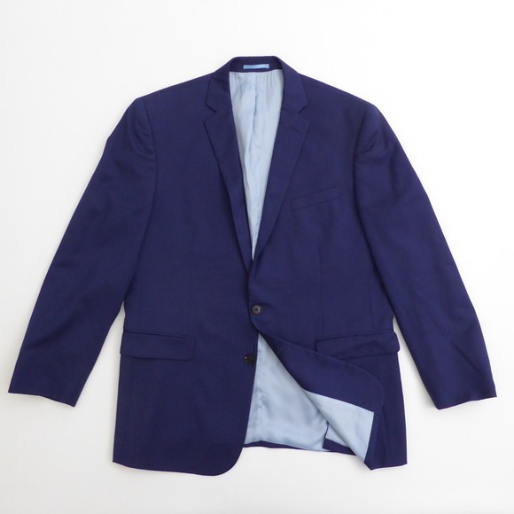 Charles Tyrwhitt Other - Charles Tyrwhitt Mens Blazer Blue Slim Fit Super 100s Wool Size 44R